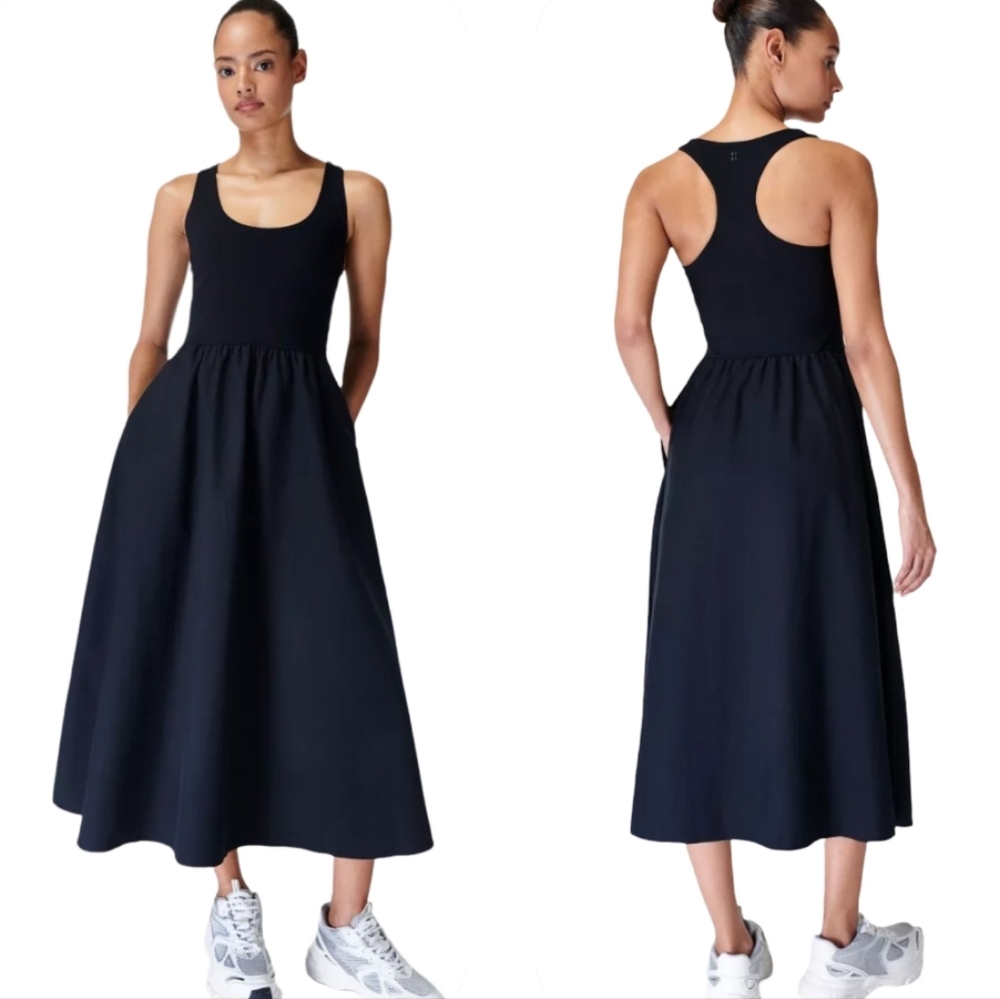 MOVING SALE!   EUC Sweaty Betty Explorer Ribbed Racerback Dress Size 6
